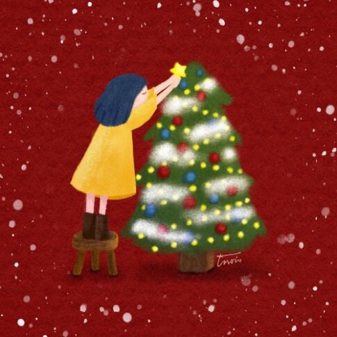 ただいまクリスマスの準備中